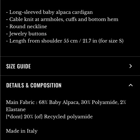 Sézane Othello Cardigan - Picture 5 of 5